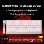 MADLIONS Mad 60he Mad60HE Mad 68HE Mechanical Keyboard Magnetic Switch Wired Hot Swap 8K Polling Rate Customized Gaming keyboard