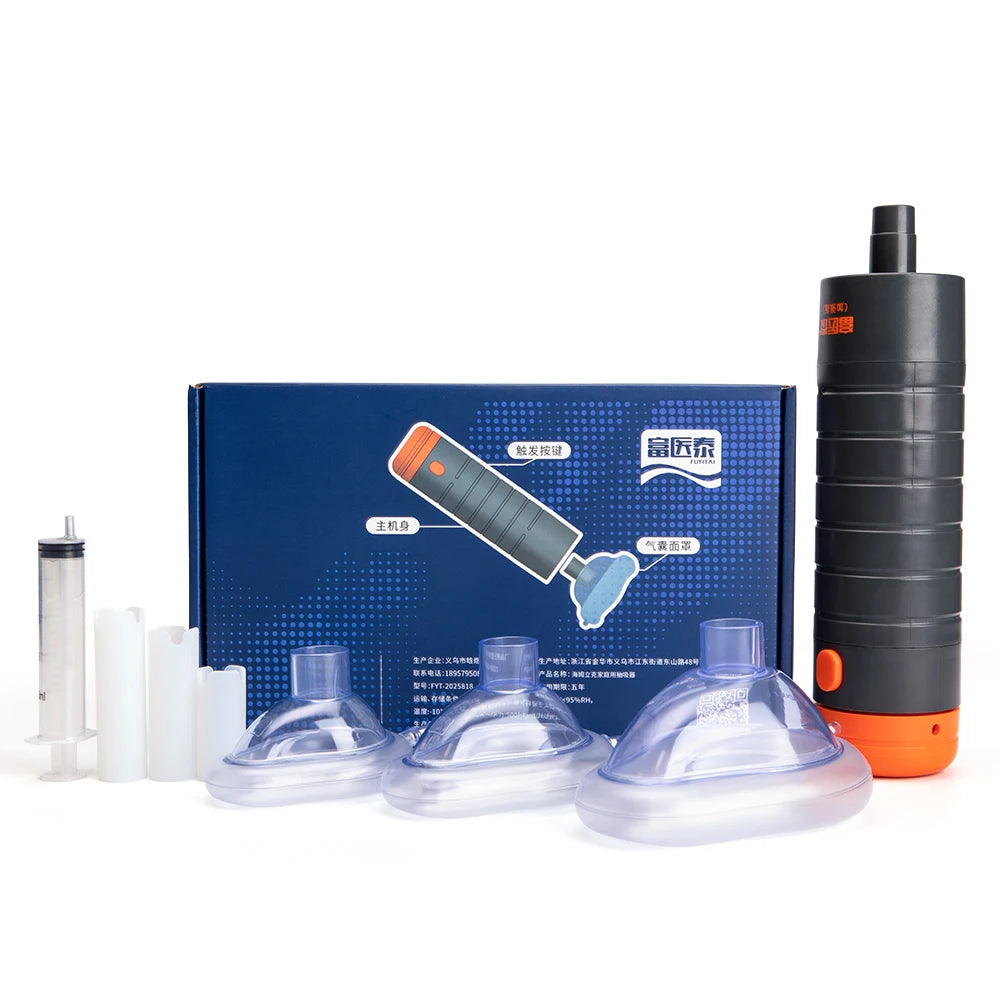 AirwayRescue Pro – Dispositivo Portátil Anti‑Asfixia com Sucção de Emergência