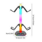REMANK Game Controller Holder PS5 For PS5 slim PS4 PC XBox Control Handle Bracket Headphone Holder Storage Accessories RGB light