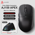 AJAZZ AJ159 APEX Paw3950 Wireless Mouse with RGB Magnetic Charging Base Lightweight Wired Bluetooth Gaming Mouse for PC Laptop