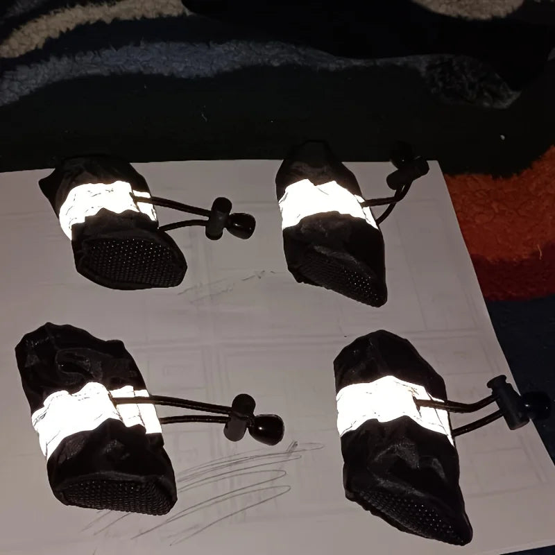 4pcs Waterproof Dog Shoes for Small Dogs - Protect Your Pet's Paws and Keep Them Dry, Outdoor Rain Boots for Dogs