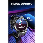 H10 4G LTE Men's Smartwatch: Dual 500W camera for video calls, 4 + 128 GB, WiFi NFC, 1380mAh battery