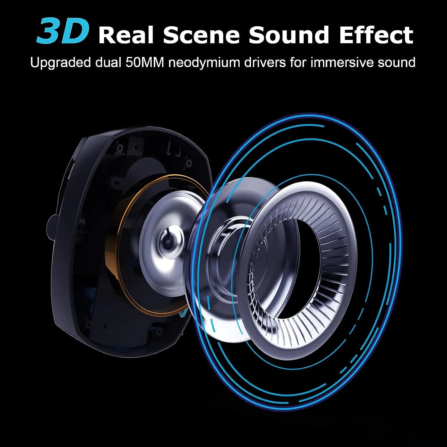 Acinaci 2.4GHz Wireless Gaming Headset for PS5, PS4 Gamers, PC, Nintendo Switch, Bluetooth Gaming Headset with Microphone