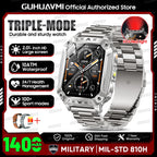 Smartwatch Militar 2026 – Robustez Extrema, Lanterna LED e Autonomia XL