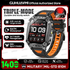 Smartwatch Militar 2026 – Robustez Extrema, Lanterna LED e Autonomia XL