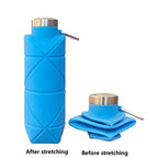 700ML Soft Water Bottle Flask Bucket Running Flask Gourde Running Silicone Water Bottle Soft Flask YDSH05