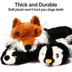 Funny Simulated Animal No Stuffing Dog Toy with Sneakers Durable Stuffingless Plush Squeaky Dog Chew Toy Crinkle Pet Squeak Toy