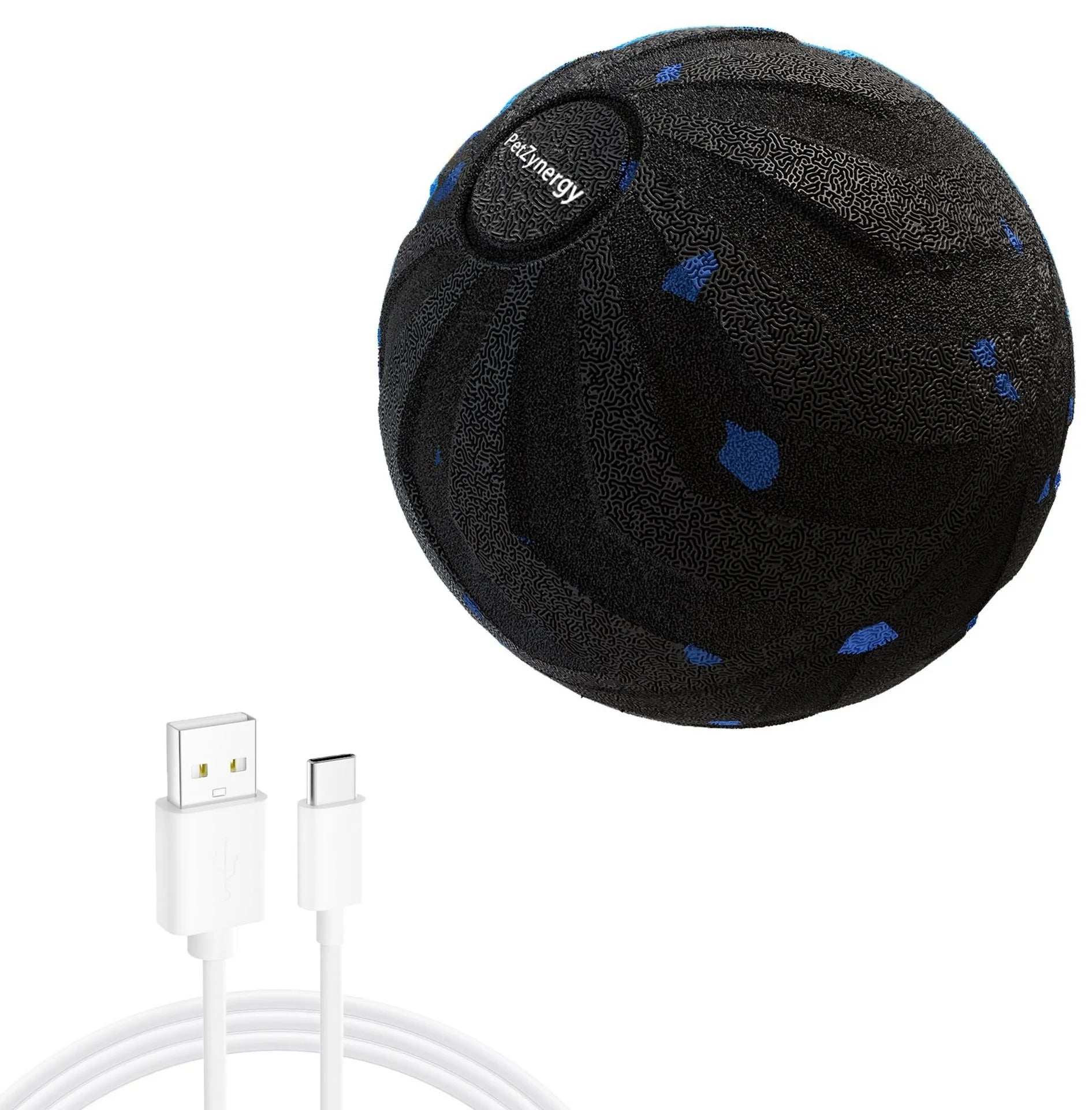 Bola Interativa E‑TPU para Cães – Brinquedo Inteligente de Saltos Aleatórios e Rotação