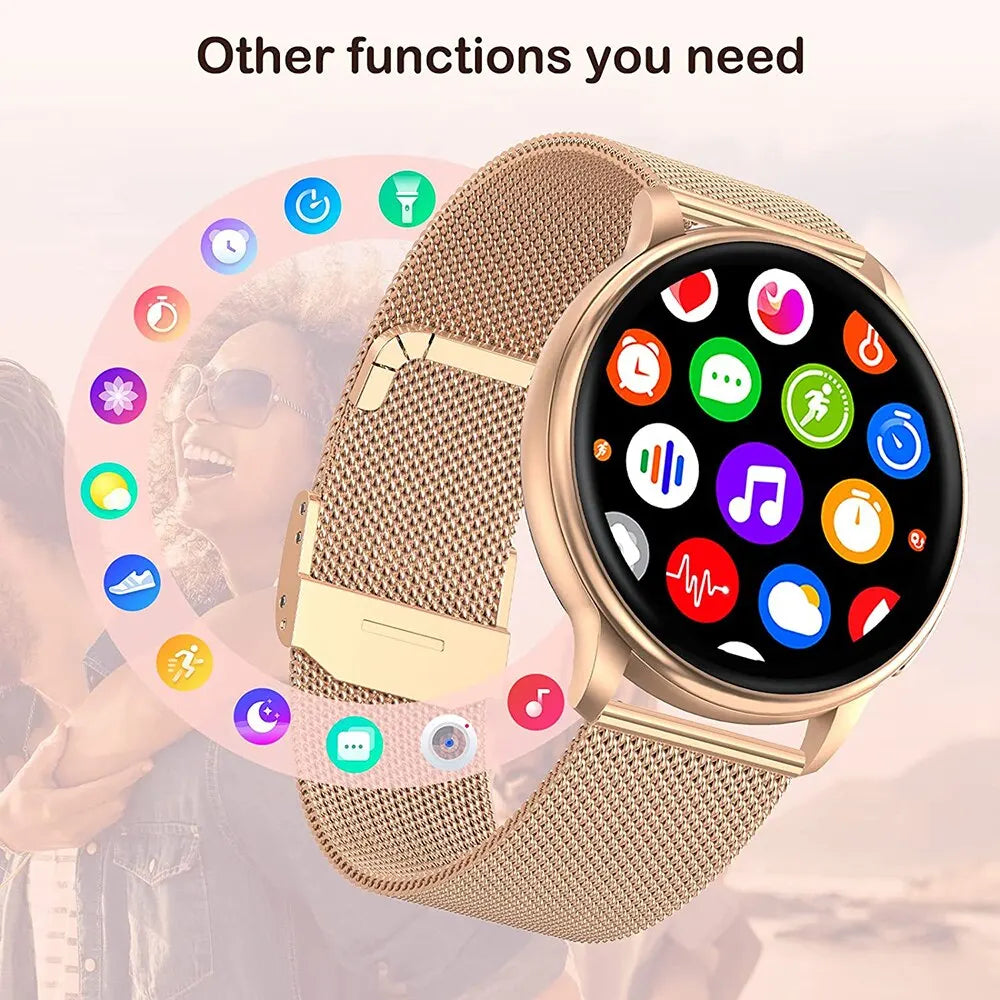 MEVADEN Bluetooth Call Smart Watch Women's Custom Dial Watches Men's Sport Fitness Tracker Heart Rate Smartwatch For Android IOS Y22