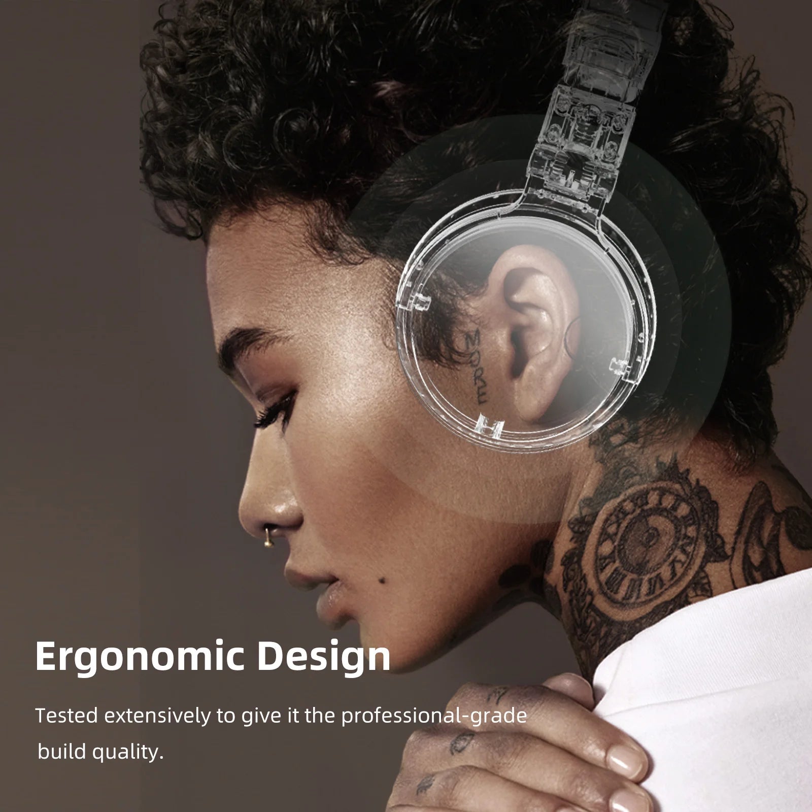 OneOdio Pro 10 — Headphones Over‑Ear Hi‑Res com Cabo 3.5/6.35 mm e Mic