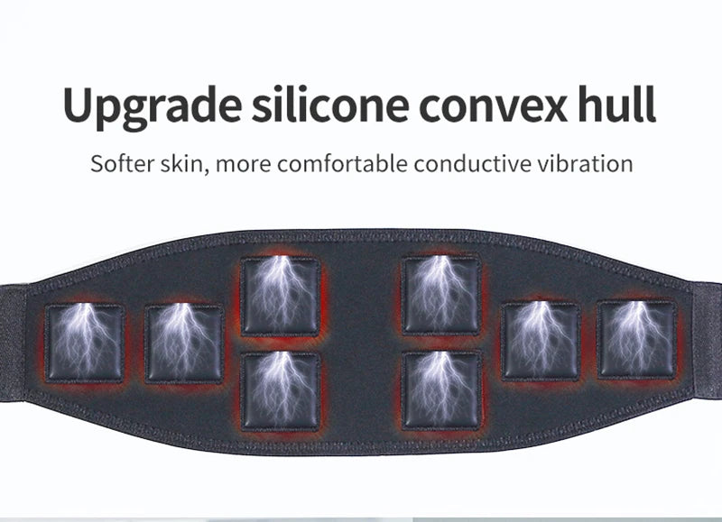 EMS CoreToner – Estimulador Muscular Abdominal Premium com Cinto de Tonificação USB