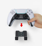 Wall Mounted Gamepad Holder for PS5/PS4/Xbox/Switch – 3 Pcs Black Controller Stand with Adhesive & Screws Gaming Accessories