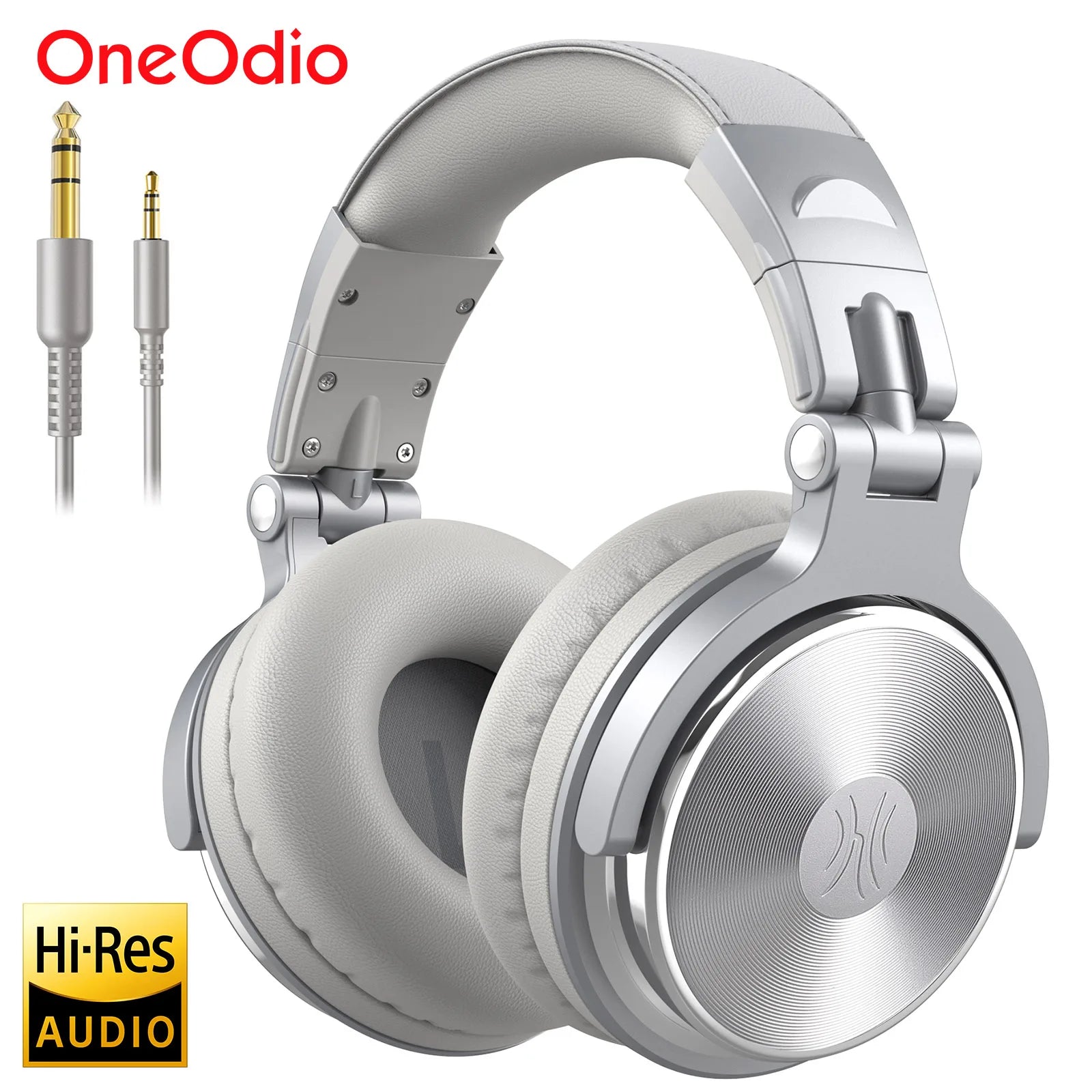 Oneodio Pro 10 Wired Headphones Over Ear Hi-Res Audio Wired Headset With Microphone Studio DJ Stereo Headphones 3.5mm/6.35mm