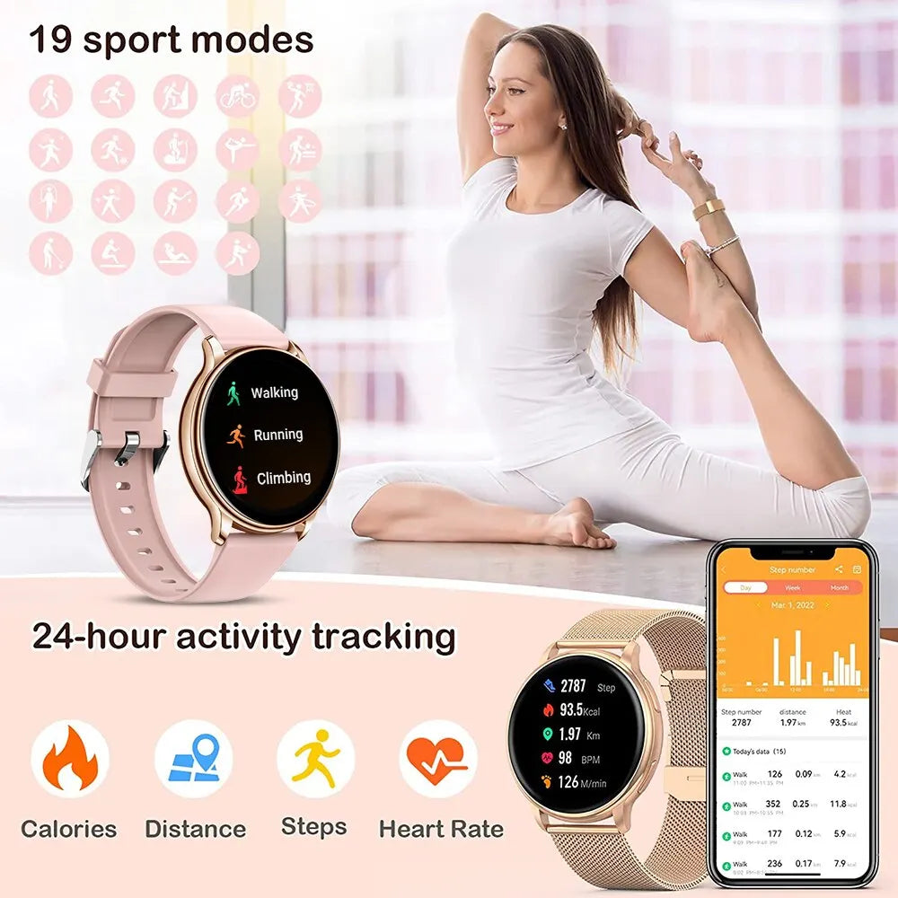 MEVADEN Bluetooth Call Smart Watch Women's Custom Dial Watches Men's Sport Fitness Tracker Heart Rate Smartwatch For Android IOS Y22