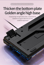 YINDIAO Keyboard Gaming Wired Laptop Desktops PC Computer Office Accessories Low Profile Gamer Keyboards With Numpad