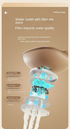 New Automatic Feeder Cat Dog Food Bowl with Water Fountain Dry Wet Separation Pet Puppy Kitten Food Storage Dispenser Container