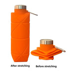 700ML Soft Water Bottle Flask Bucket Running Flask Gourde Running Silicone Water Bottle Soft Flask YDSH05