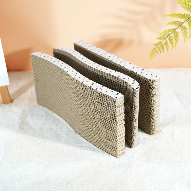 Cat Scratchers Cardboard Cat Scratching Board Durable Grind Claws Corrugated Paper Pets Sofa for Indoor Cats Kittens