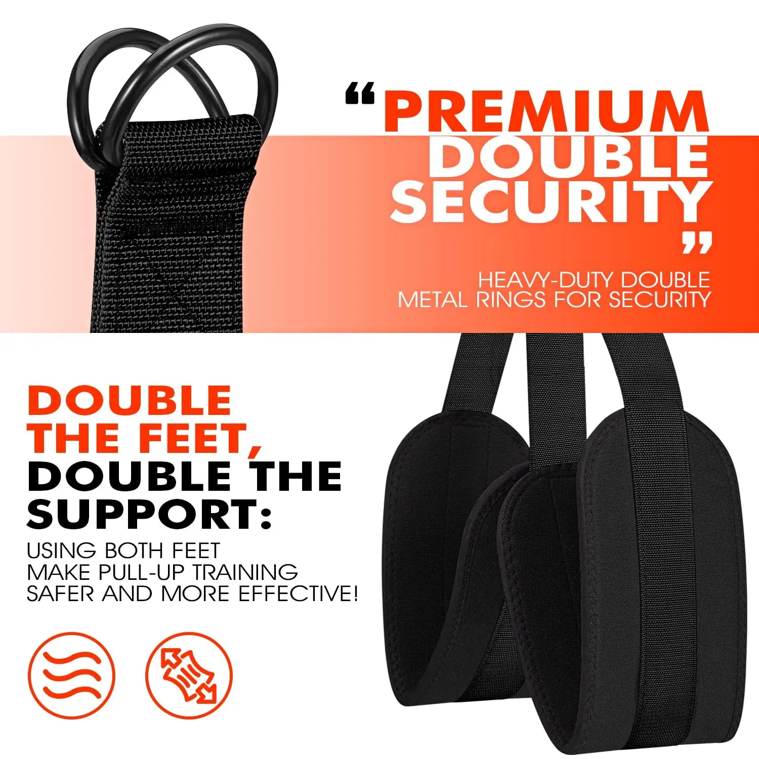 Assisted Belt Pull-Up Bands 75-300 lbs Multifunctional Assist Belt Strength Training Fitness Tools High-Intensity Pull-Up Band