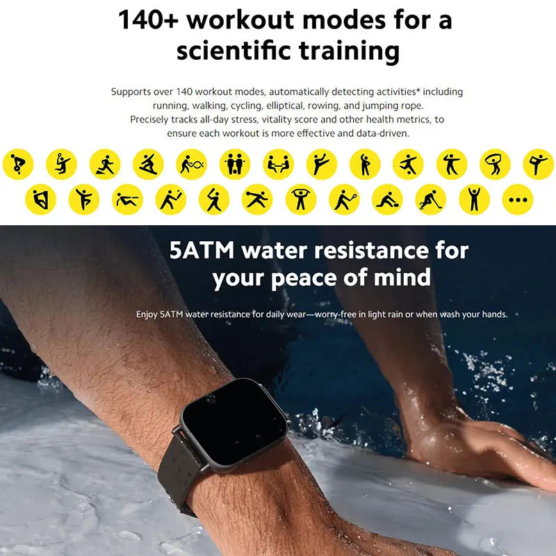 Redmi Watch 5 Active – Conectividade, Saúde e Ecrã XL