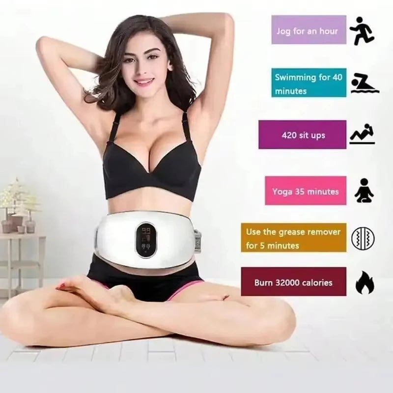 SlimVibe Pro – Máquina de Vibração Abdominal para Queima de Gordura e Definição da Cintura
