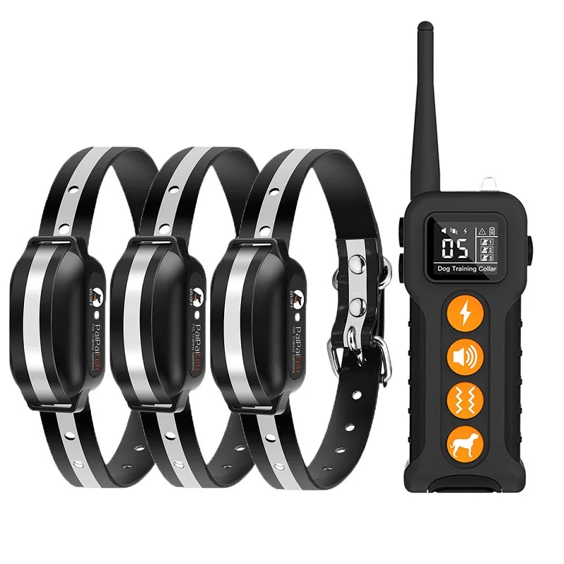Dog Training Collar With 9 Different Sounds 1000M Electric Dog Anti Bark Collar 433HZ Universal Waterproof Rechargeable Collar