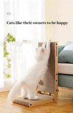 Large/Small Cardboard Cat Scratcher, L-Shape, Wear-Resistant, Scratch-Resistant, Cat Scratching Post, Cat Toy, Pets, Cat Accessories