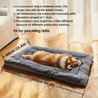 Large Plush Dog Bed Sofa Thickened Super Soft Polyester Pet Mat Dog Crate Mat Bed For Small Medium Large Dog Bed