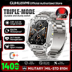 Smartwatch Militar 2026 – Robustez Extrema, Lanterna LED e Autonomia XL