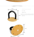 Cat Toy Arch Self Groome Pamper Feline with A Massage Grooming Rubbing Brush with Scratching Pad Toy for Cats Interactive Toys