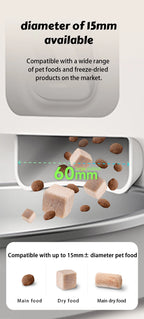1080P HD Camera Automatic Cat Feeder with 5G WiFi Tuya Pet Cat Smart Food Kibble Dispenser Auto Feeder for Cats Dog Accessories