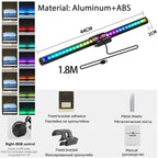 RGB LED Monitor Light Bar Stepless Dimmable Hanging Bar for Work And Gaming - Atmosphere Lamp for Screen Lighting Game Learning