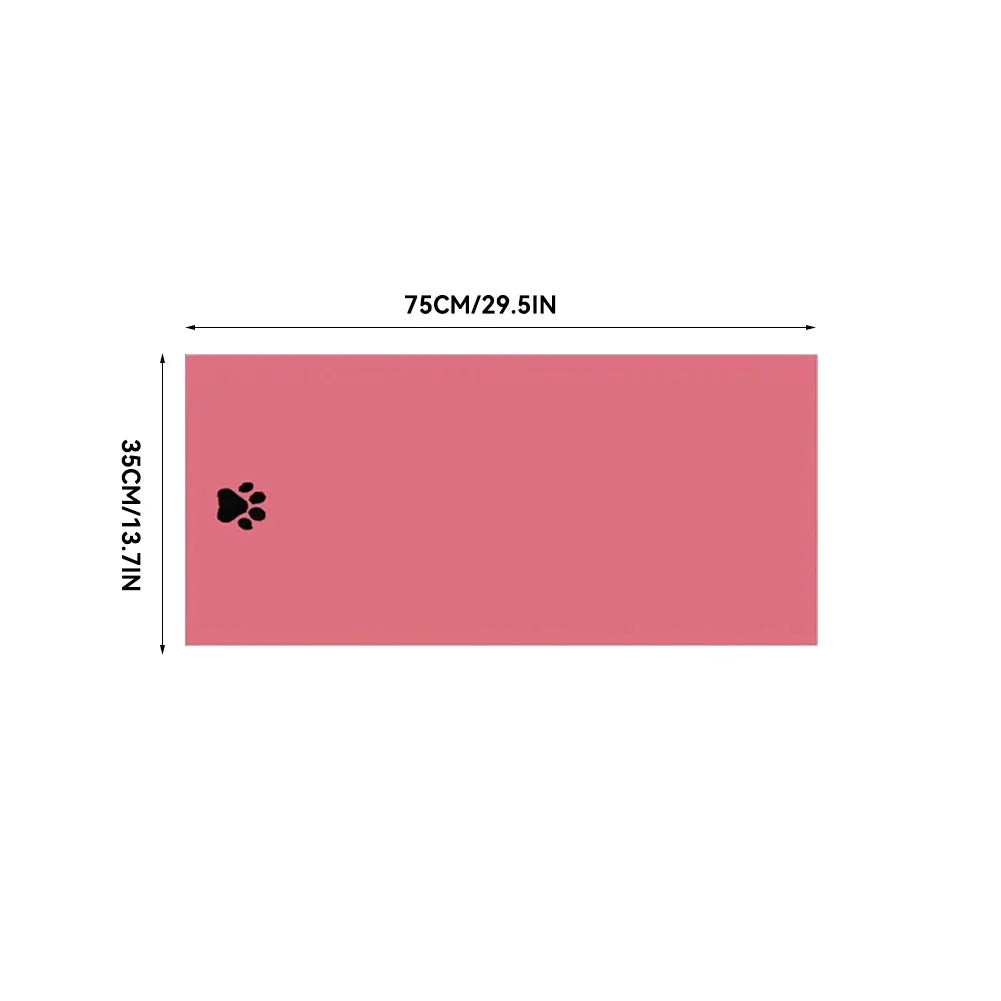 3 Size Options Microfiber Pet Bath Towel Embroidered Super Soft Absorbent Cat for Dogs Grooming Supplies