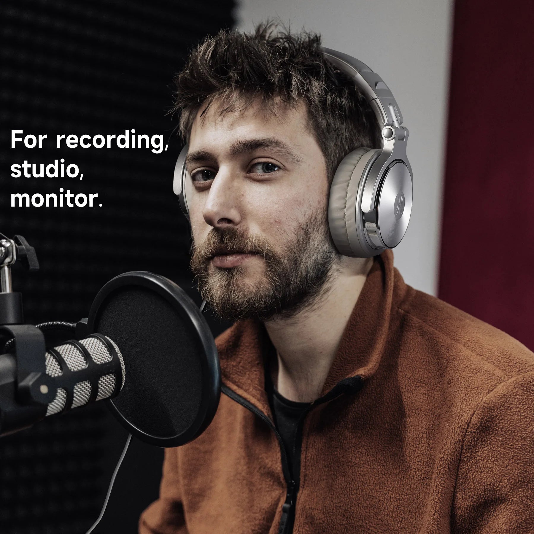 OneOdio Pro 10 — Headphones Over‑Ear Hi‑Res com Cabo 3.5/6.35 mm e Mic