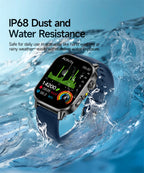 2026 New Model Uric Acid & Lipid Health Analysis Smartwatch Men's ECG+PPG Bluetooth Call 2.01 inch Flashlight Smartwatch Women's