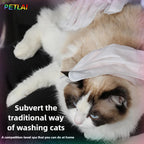 Pet no-wash hair cleaning gloves dog bath deodorization disposable cat cleaning wipes 8 pieces per pack of pet products for cat