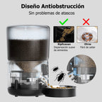 4L Automatic Pet Feeder Cat Food Dispenser Timed and Quantitative Insect and Moisture Resistant Feeding Machine No Food Jamming