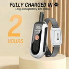 Coleira de Treino para Cães à Prova de Água com Controlo Remoto Recarregável