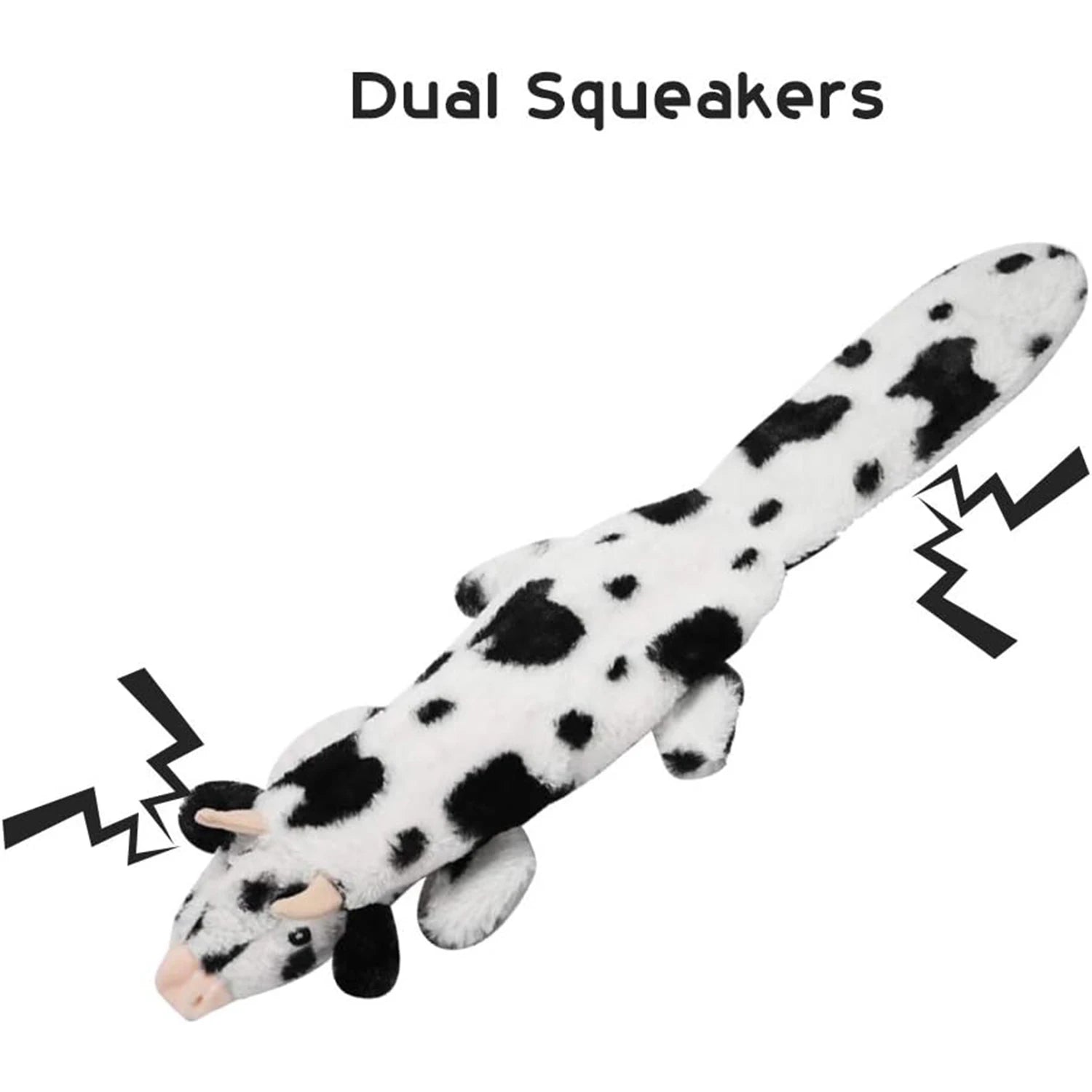 Conjunto 5 Peluches Crinkle sem Enchimento – Brinquedos Squeaky em Formato Animal