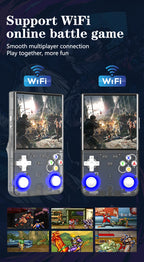 New ultra retro R36 handheld game console, 4.0-inch portable game console, Linux system, 128GB portable video game console.