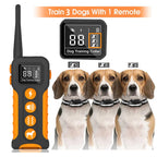 Dog Training Collar With 9 Different Sounds 1000M Electric Dog Anti Bark Collar 433HZ Universal Waterproof Rechargeable Collar