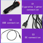 Flexible EL Wire Lights With App Control Ambient Atmosphere Strip Light Decorative Lamps 12V Car Interior Neon RGB Led Strip