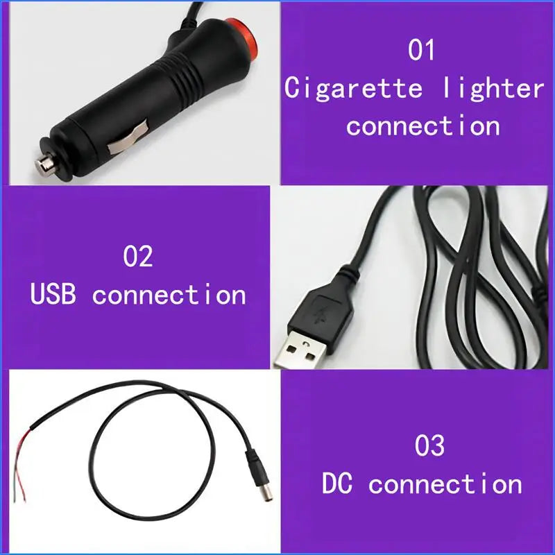 Flexible EL Wire Lights With App Control Ambient Atmosphere Strip Light Decorative Lamps 12V Car Interior Neon RGB Led Strip