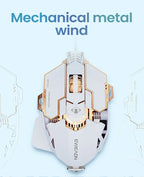 EWEADN G5 USB Wired Gaming Mouse Silent or audible optional, Buttons Macro Function Keys, for desktop, laptop, computer, school