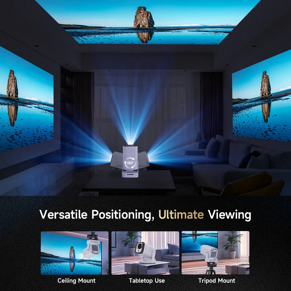 Magcubic HY310 Android 11 Projector 4K Native 1080P Auto Focus Native 330ANSI Dual Wifi BT5. 4 Air Mouse Voice Home Outdoor Movie
