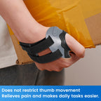 VELPEAU CMC Thumb Brace for Osteoarthritis, Pain and Arthritis Support, Comfortable thumb splint comes with compression sleeve.