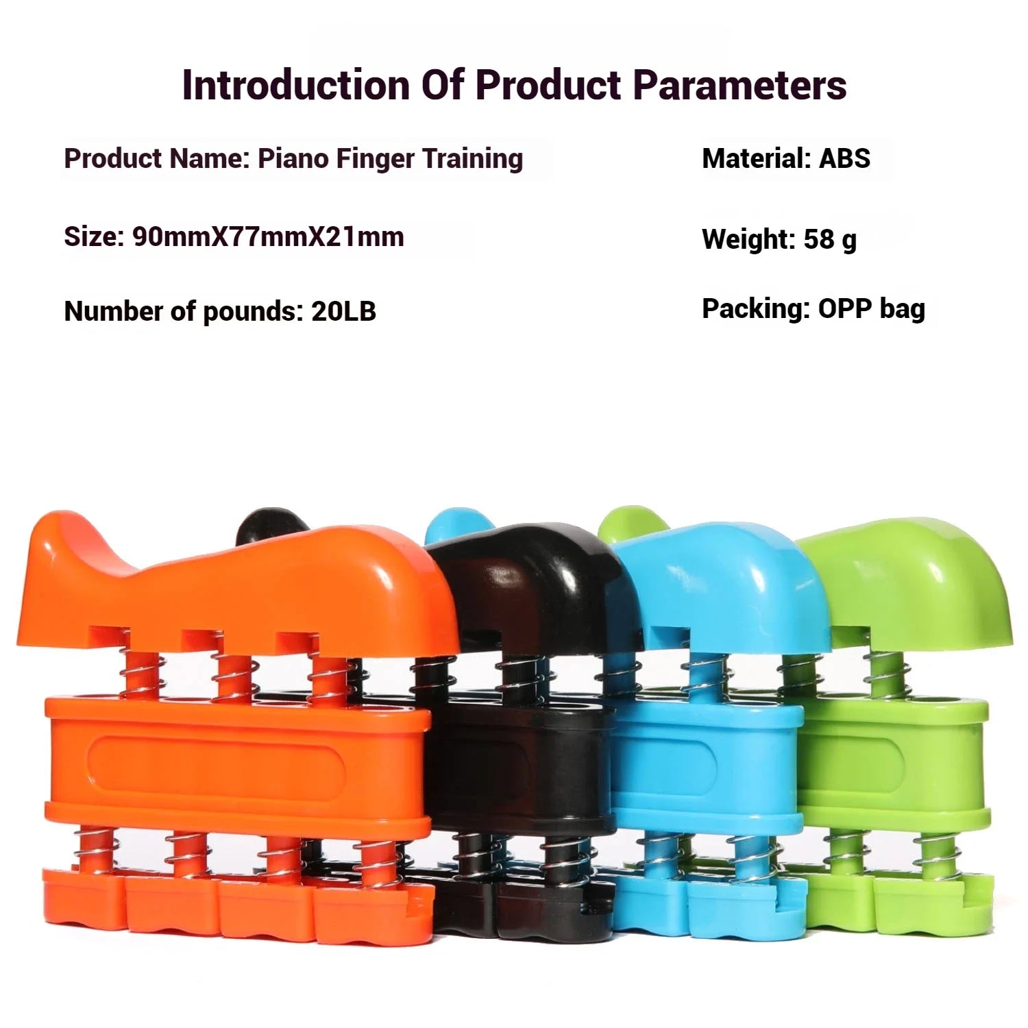 Hand Grip para Fortalecimento dos Dedos e Reabilitação