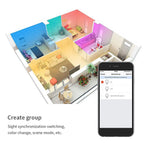 GU10 WiFi Tuya RGB — Spotlight Smart para Teto, Alexa e Google Home