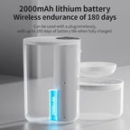 3000ML Pouring Cat Water Dispenser Smart Tilt Design Pet Water Fountain Separate Clean & Dirty Water For Cats and Small Dogs