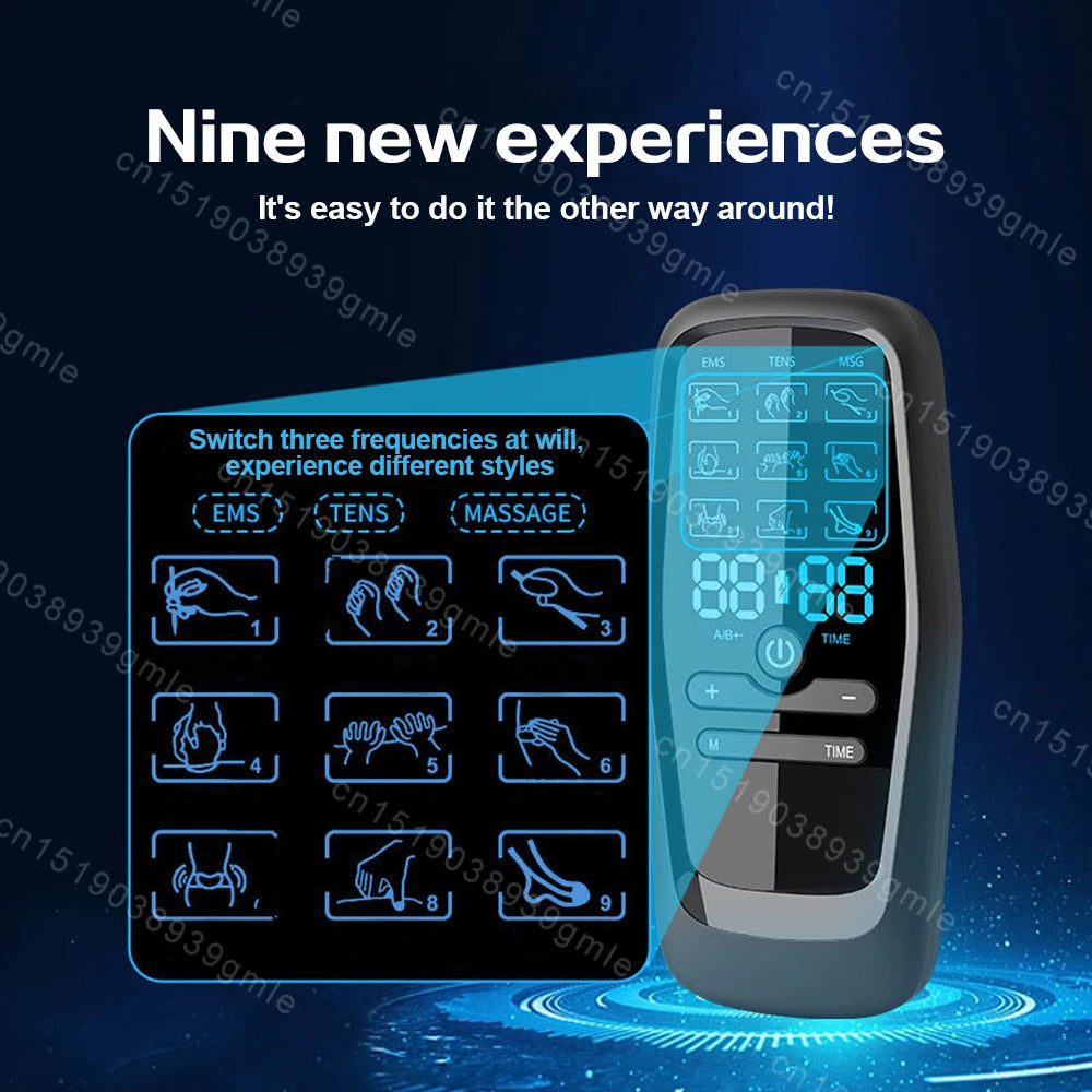 EMS Electric Muscle Stimulation USB Physiotherapy Tens Unit Machines Pulse Impulse Mini Full Body Massager Slimming Machine